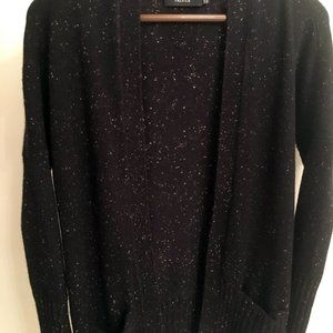 Aritzia Talula Lenox Cardigan / Speckled Black